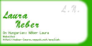 laura neber business card
